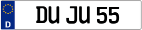 Truck License Plate